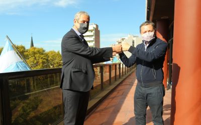 FERNANDO GRAY Y JORGE FERRARESI SE REUNIERON POR OBRAS DE VIVIENDAS EN ESTEBAN ECHEVERRÍA