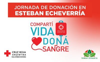 JORNADA DE DONACIÓN DE SANGRE EN ESTEBAN ECHEVERRÍA
