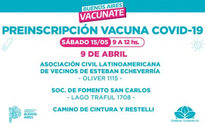 PREINSCRIPCIÓN PARA LA VACUNA CONTRA EL COVID-19