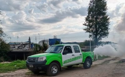 TAREAS DE FUMIGACIÓN EN 9 DE ABRIL