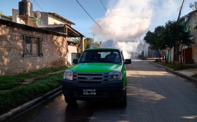 TAREAS DE FUMIGACIÓN EN 9 DE ABRIL