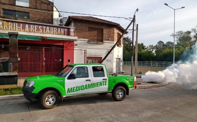 TRABAJOS DE FUMIGACIÓN EN EL JAGÜEL