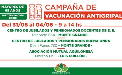 VACUNACIÓN CONTRA LA GRIPE PARA ADULTOS MAYORES