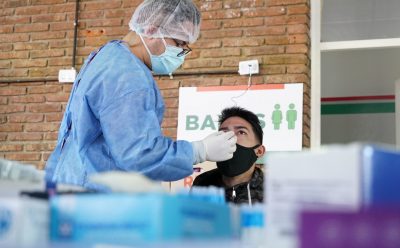 CONTINÚAN LOS TESTEOS RÁPIDOS DE COVID-19 EN ESTEBAN ECHEVERRÍA