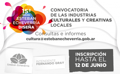 CONVOCATORIA PARA LA 15° FERIA “ESTEBAN ECHEVERRÍA DISEÑA”