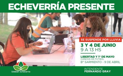 ECHEVERRÍA PRESENTE SE LLEVARÁ A CABO EN 9 DE ABRIL