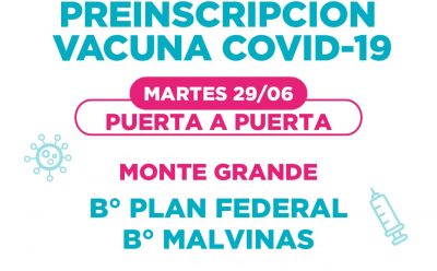 EN ESTEBAN ECHEVERRÍA COMIENZA LA INSCRIPCIÓN PARA LA VACUNA CONTRA EL COVID-19 CASA POR CASA