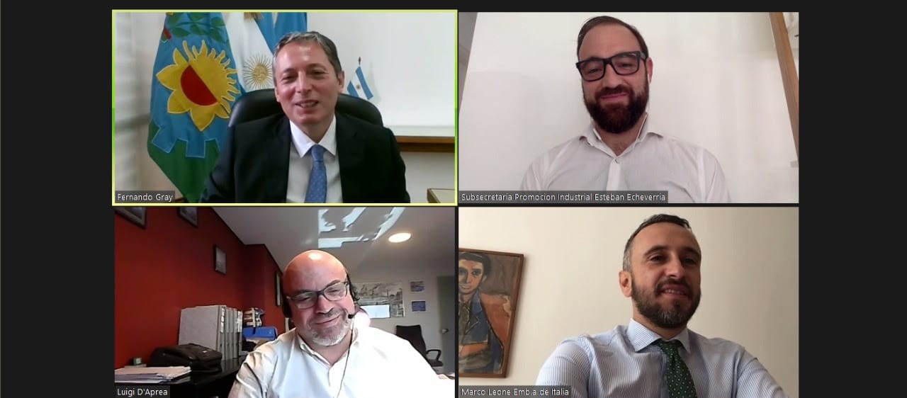FERNANDO GRAY MANTUVO UNA IMPORTANTE REUNIÓN CON REPRESENTANTES DE LA EMBAJADA ITALIANA