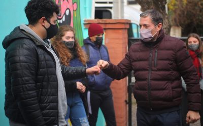 FERNANDO GRAY RECORRIÓ EL CENTRO DE TESTEO DE COVID-19 DE LA CASA DE LAS JUVENTUDES