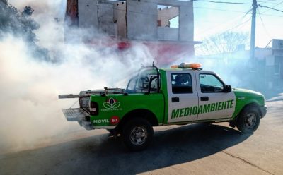 OPERATIVOS DE FUMIGACIÓN EN ESTEBAN ECHEVERRÍA
