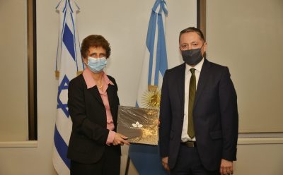 EL INTENDENTE FERNANDO GRAY MANTUVO UNA REUNIÓN CON LA EMBAJADORA DE ISRAEL EN ARGENTINA, GALIT RONEN