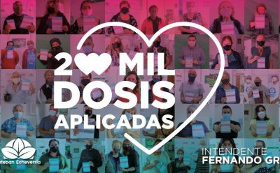 ESTEBAN ECHEVERRÍA SUPERÓ LAS 200 MIL DOSIS APLICADAS CONTRA EL COVID-19