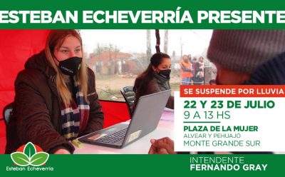 NUEVOS OPERATIVOS DE ESTEBAN ECHEVERRÍA PRESENTE EN MONTE GRANDE SUR