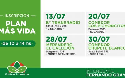 NUEVOS OPERATIVOS DEL PLAN MÁS VIDA