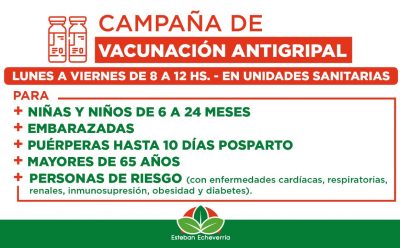 AVANZA LA CAMPAÑA DE VACUNACIÓN ANTIGRIPAL