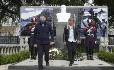 FERNANDO GRAY EN EL ACTO EN CONMEMORACIÓN AL FALLECIMIENTO DEL GENERAL DON JOSÉ DE SAN MARTÍN
