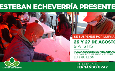 NUEVOS OPERATIVOS DE ESTEBAN ECHEVERRÍA PRESENTE EN LUIS GUILLÓN