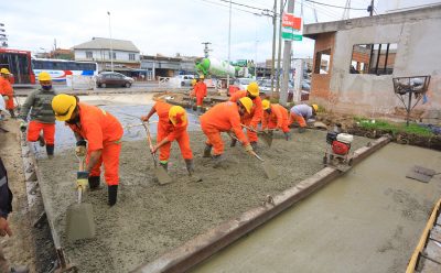 NUEVOS TRABAJOS DE PAVIMENTACIÓN EN 9 DE ABRIL