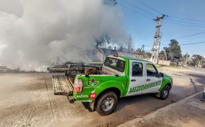 CONTINÚAN LOS TRABAJOS DE PREVENCIÓN CONTRA EL DENGUE EN ESTEBAN ECHEVERRÍA