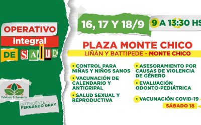 NUEVO OPERATIVO INTEGRAL DE SALUD EN MONTE CHICO