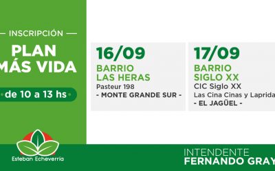 EL MUNICIPIO CONTINÚA TRABAJANDO EN LA INSCRIPCIÓN AL PLAN MÁS VIDA