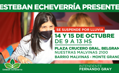 ESTEBAN ECHEVERRÍA PRESENTE EN 9 DE ABRIL
