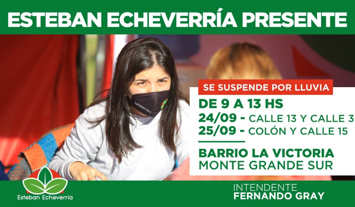 ESTEBAN ECHEVERRÍA PRESENTE EN MONTE GRANDE SUR