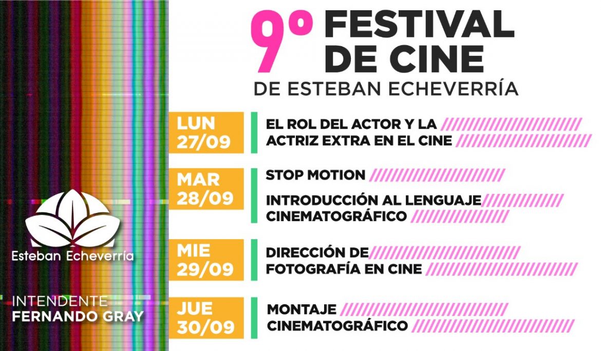 EL FESTIVAL NACIONAL DE CINE DE ESTEBAN ECHEVERRÍA TENDRÁ TALLERES PARA TODAS LAS EDADES