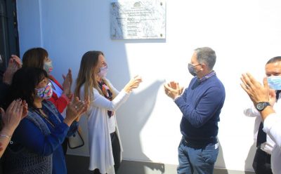 FERNANDO GRAY, JUNTO A AGUSTINA VILA, INAUGURÓ LA ESCUELA SECUNDARIA N° 21  DE EL JAGÜEL