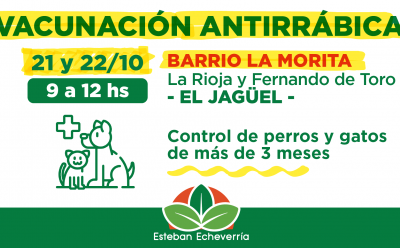 OPERATIVOS DE VACUNACIÓN ANTIRRÁBICA EN EL BARRIO LA MORITA