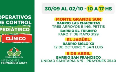 CONTROLES MÉDICOS PARA TODAS LAS EDADES EN BARRIOS DE ESTEBAN ECHEVERRÍA