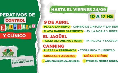 CONTROLES MÉDICOS PARA TODAS LAS EDADES EN BARRIOS DE ESTEBAN ECHEVERRÍA