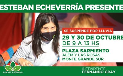 OPERATIVO ESTEBAN ECHEVERRÍA PRESENTE EN MONTE GRANDE SUR