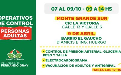 CONTROLES DE SALUD PARA PERSONAS ADULTAS DE ESTEBAN ECHEVERRÍA