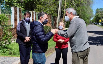 FERNANDO GRAY CONTINUÓ RECORRIENDO EL BARRIO LOS EUCALIPTOS DE LUIS GUILLÓN