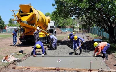 COMENZARON LOS TRABAJOS DE RENOVACIÓN INTEGRAL EN EL PARQUE LA CAMPANA