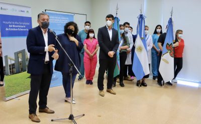 EL INTENDENTE FERNANDO GRAY JUNTO A LA MINISTRA CARLA VIZZOTTI ENTREGARON CERTIFICADO DE CALIDAD AL HOSPITAL DEL BICENTENARIO DE ESTEBAN ECHEVERRÍA