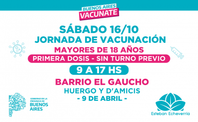 OPERATIVO DE VACUNACIÓN SIN TURNO CONTRA EL COVID-19