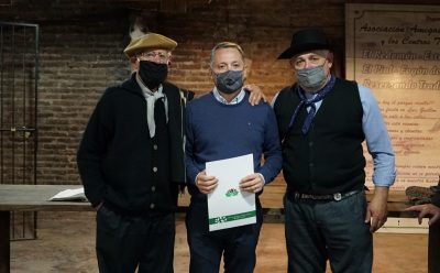 FERNANDO GRAY VISITÓ EL CENTRO TRADICIONALISTA DE ESTEBAN ECHEVERRÍA