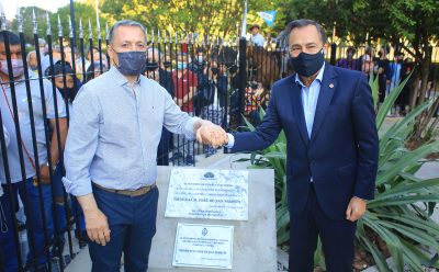 FERNANDO GRAY INAUGURÓ LAS OBRAS DE RENOVACIÓN DE LA PLAZA SAN MARTÍN