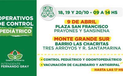 NUEVOS OPERATIVOS SANITARIOS PARA NIÑAS Y NIÑOS