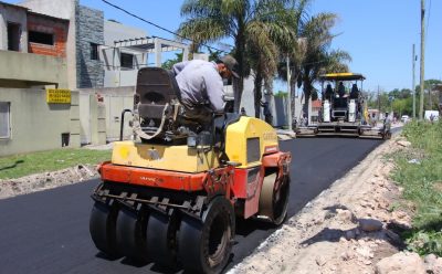 NUEVAS CALLES REPAVIMENTADAS EN ESTEBAN ECHEVERRÍA