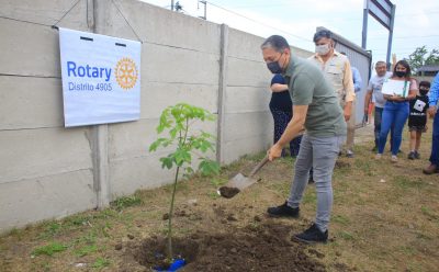 FERNANDO GRAY RECORRIÓ EL AVANCE DE LAS OBRAS DE LA ESCUELA HOGAR EVITA