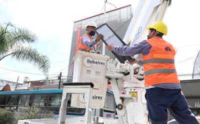 NUEVAS LUMINARIAS LED EN MONTE GRANDE Y EL JAGÜEL