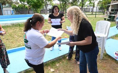 ENTREGA DE CERTIFICADOS DE CAPACITACIÓN A LAS PROMOTORAS TERRITORIALES DE POTENCIAR TRABAJO
