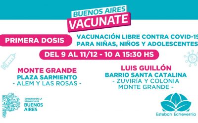 VACUNACIÓN LIBRE CONTRA EL COVID-19 PARA NIÑAS, NIÑOS Y ADOLESCENTES