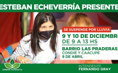 ESTEBAN ECHEVERRÍA PRESENTE VUELVE A 9 DE ABRIL
