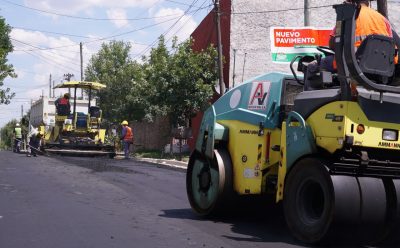 CONTINÚAN LOS TRABAJOS DE ASFALTO EN EL JAGÜEL