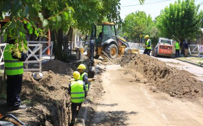 AVANZA LA RED DOMICILIARIA CLOACAL EN EL JAGÜEL