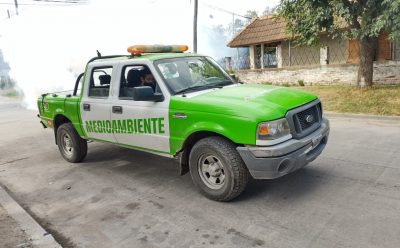 EL MUNICIPIO INTENSIFICA LAS TAREAS DE FUMIGACIÓN EN EL DISTRITO